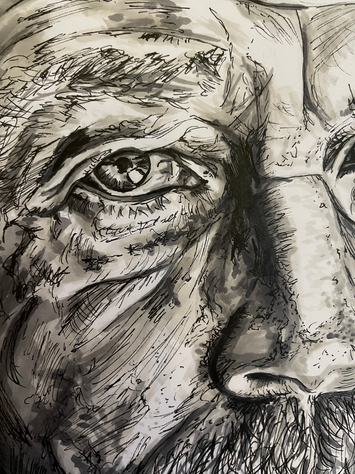 A4 James Hetfield Metallica Ink Print