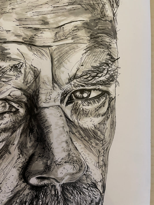 A4 James Hetfield Metallica Ink Print