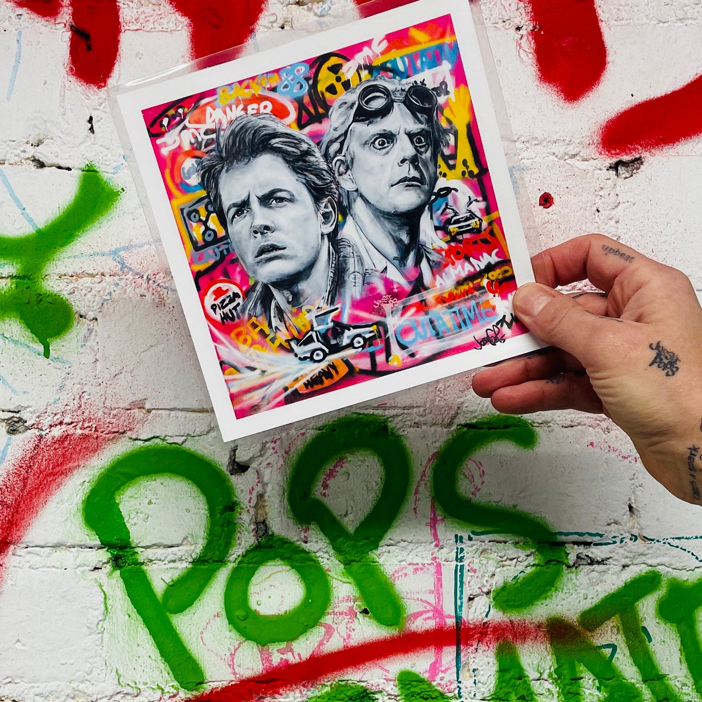 🕒 Back to the Future - Limited Time Art Print