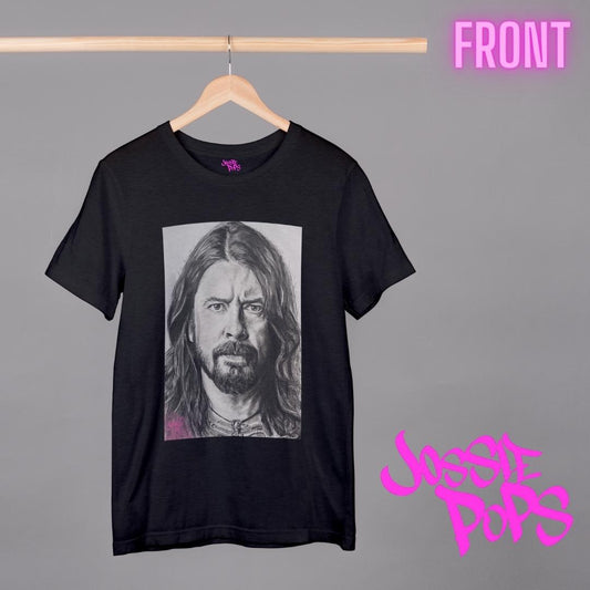 Dave Grohl - Unisex Fitted Graphic T-shirt