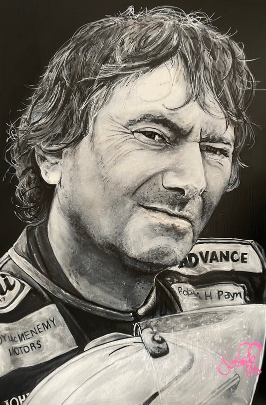 🏍️ 'JOEY' Dunlop - Original Tribute Painting