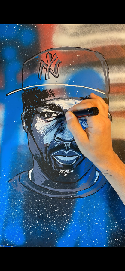 (RED/BLUE) 50 Cent I love NY Original