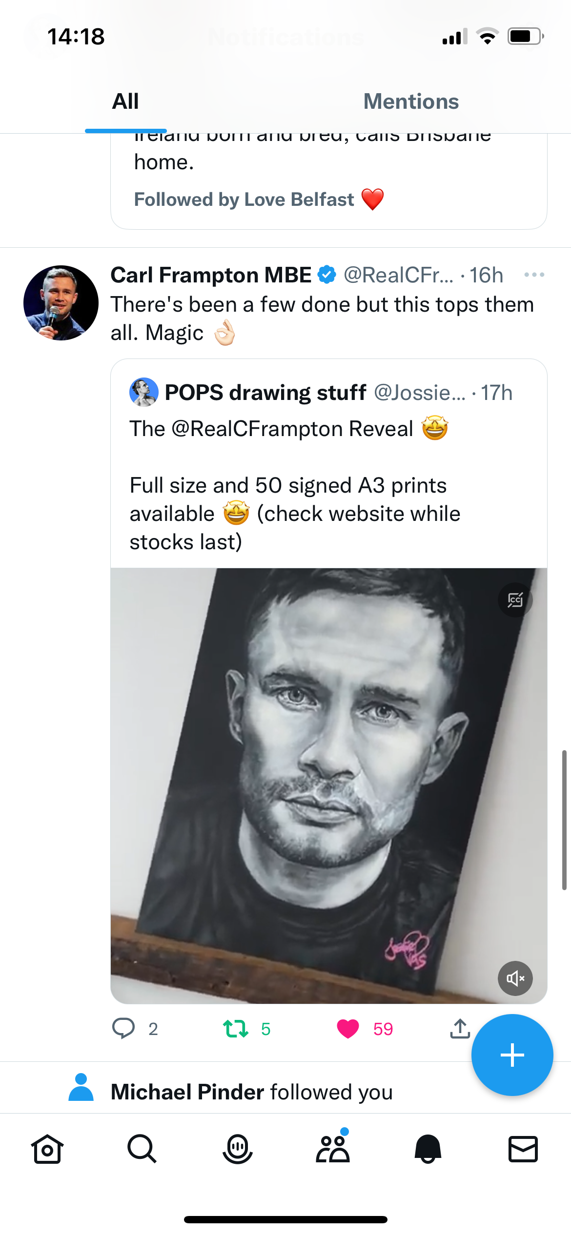 Carl ‘FRAMPTON’ ORIGINAL