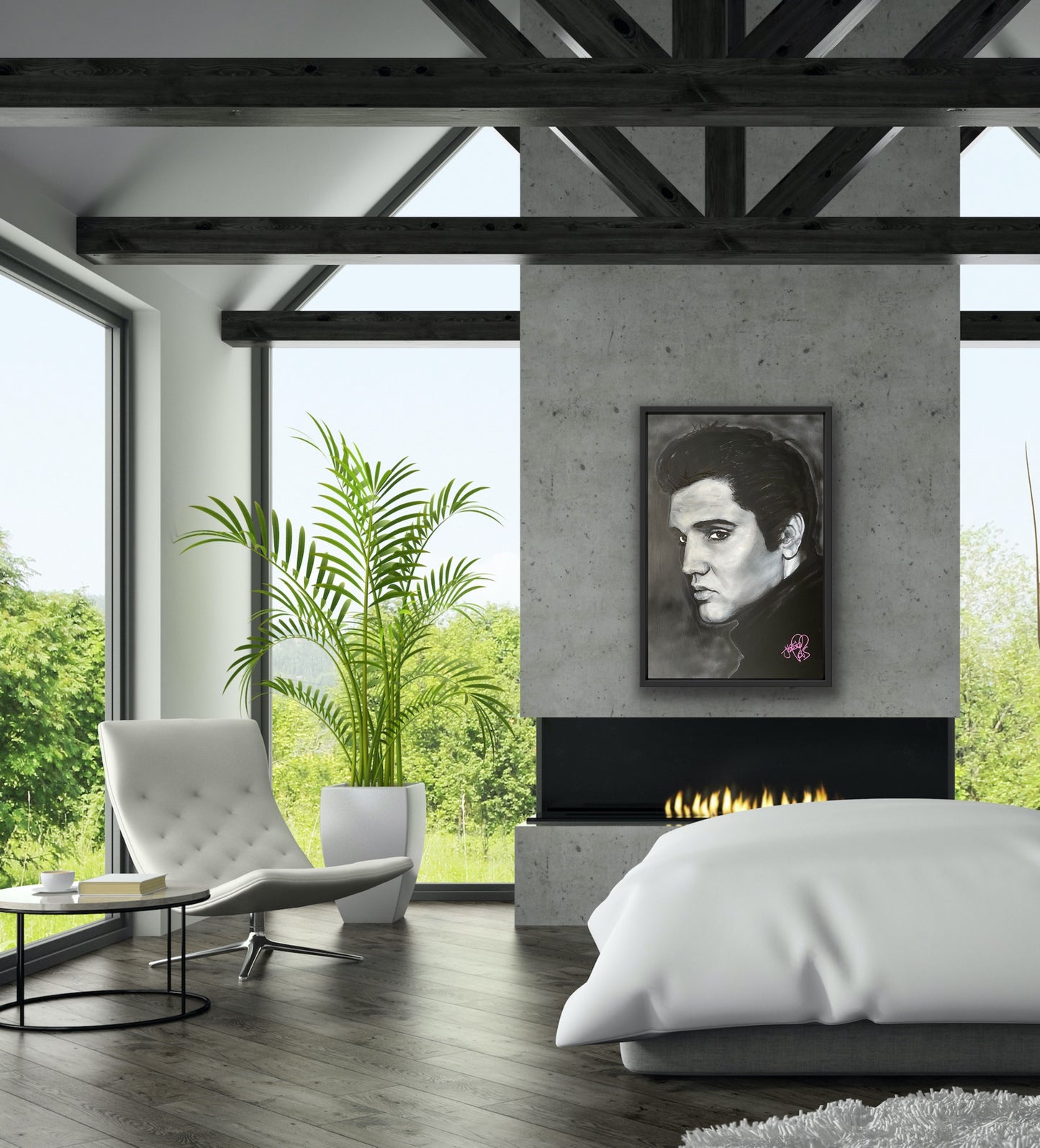‘THE KING’ Elvis Presley Limited Edition Print