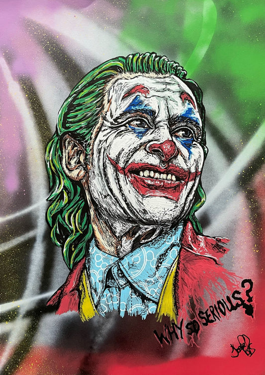 (PURPLE/ GREEN) Joker Limited Edition Print