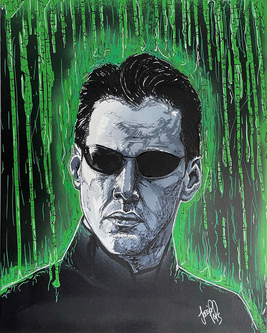 (GREEN) Neo Matrix 16’x20’ Canvas