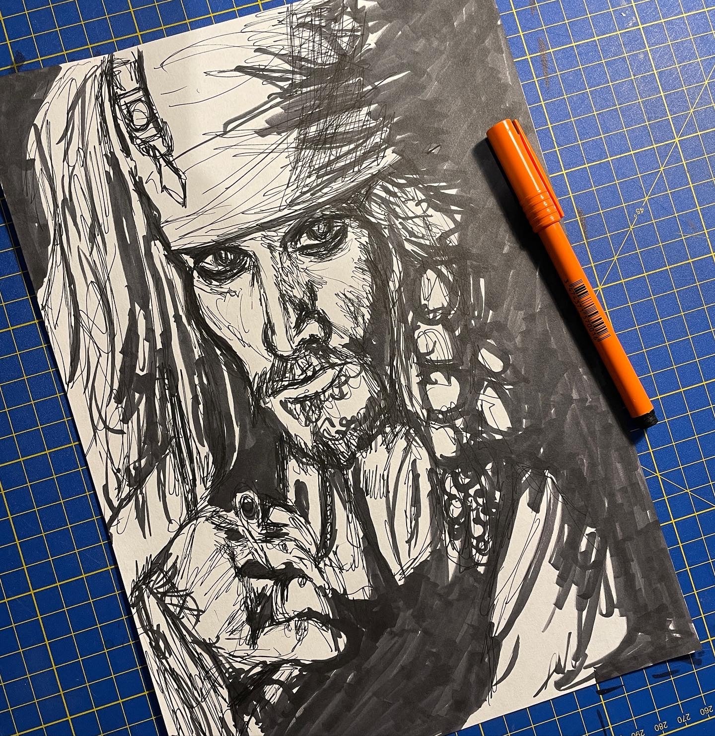 ‘JOHNNY’ Jack Sparrow Limited Edition Print