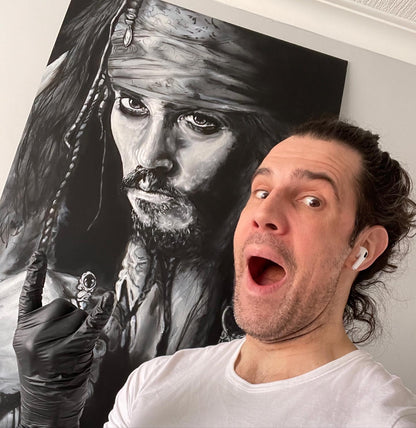 ‘JOHNNY’ Jack Sparrow Limited Edition Print