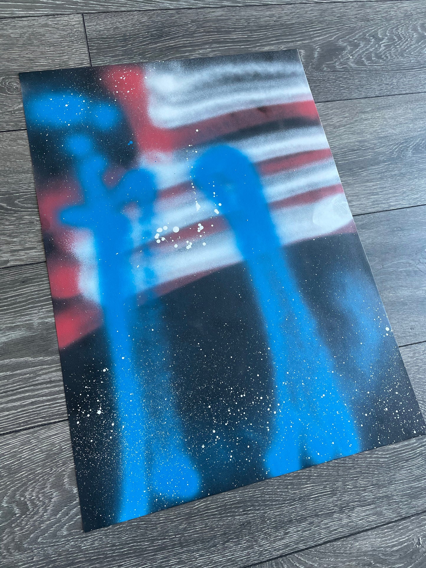 (RED/BLUE) 50 Cent I love NY Limited Edition Print