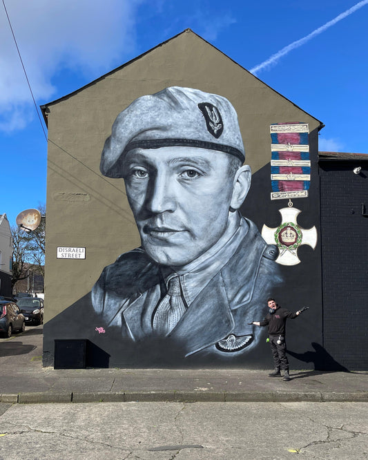 A Hero on the Wall: Painting Blair “Paddy” Mayne in Belfast