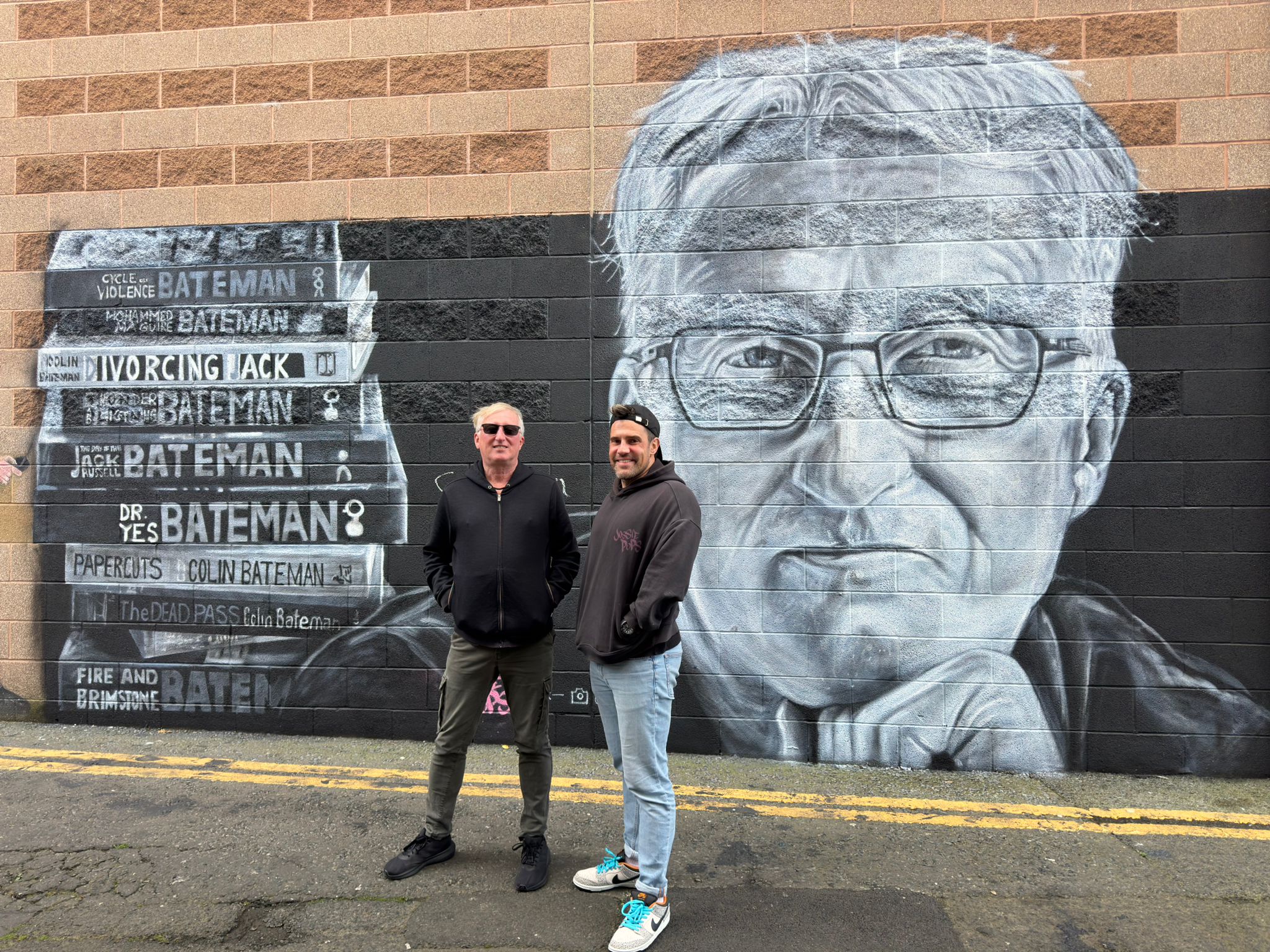 From Page to Paint: Celebrating Colin Bateman with a Bangor Mural Masterpiece