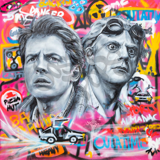 🕒 Back to the Future - Limited Edition Art Print