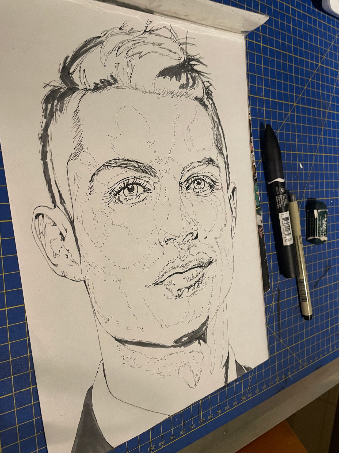 A4 Cristiano Ronaldo Ink Print