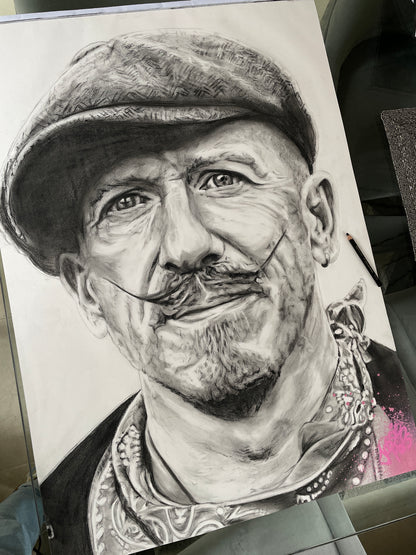 A4 Foy Vance Charcoal Print