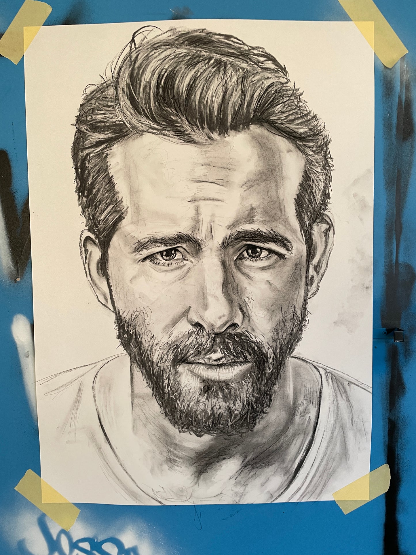 A1 Ryan Reynolds Charcoal Original