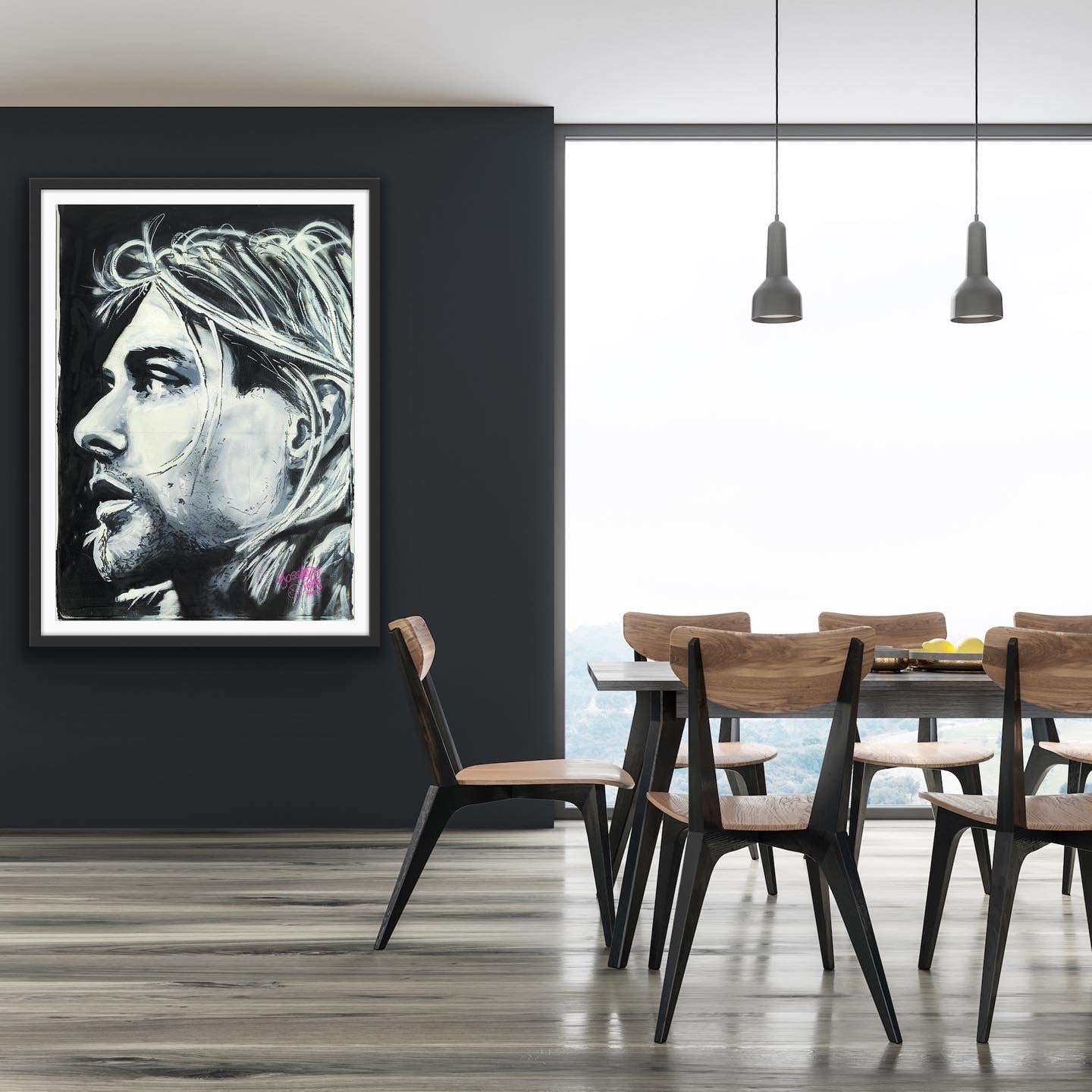 ‘KURT’ Nirvana Limited Edition Print