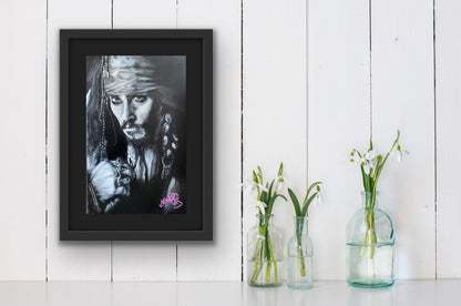 ‘JOHNNY’ Jack Sparrow Limited Edition Print