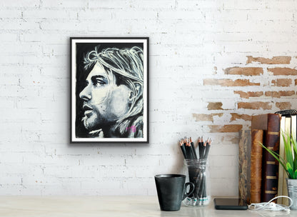 ‘KURT’ Nirvana Limited Edition Print